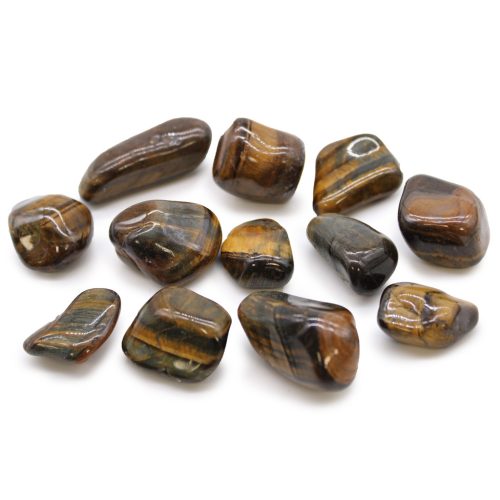 Ochi de Tigru multicolore, rotunjită, 25-45 mm, 12 buc