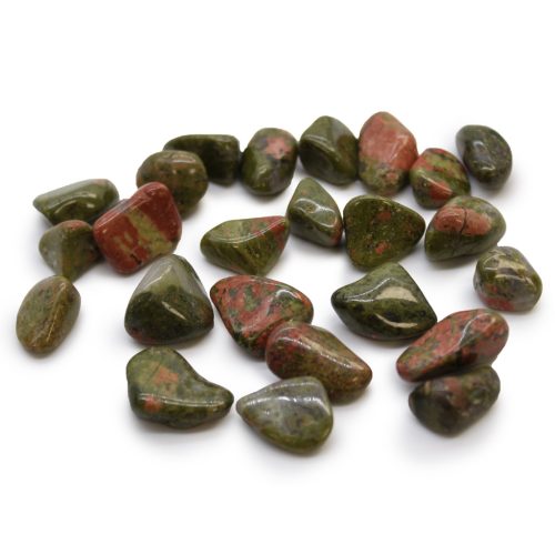Unakite rotunjită, 10-30 mm, 24 buc