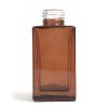 Flacon Pătrat Înalt cu Difuzor - Chihlimbar, 100ml