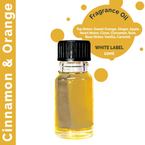 Ulei Parfumat de Scorțișoară și Portocală - Neetichetat, 10ml